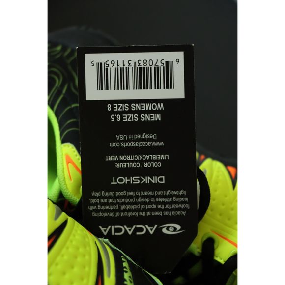 Acacia Dinkshot Neon Unisex Pickleball Shoe Women's 8 Men's 6.5 BNWT BNIB - Picture 10 of 11